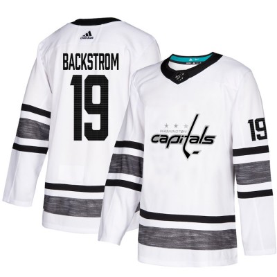 Adidas Washington Capitals #19 Nicklas Backstrom White 2019 AllStar Game Parley Authentic Stitched NHL Jersey